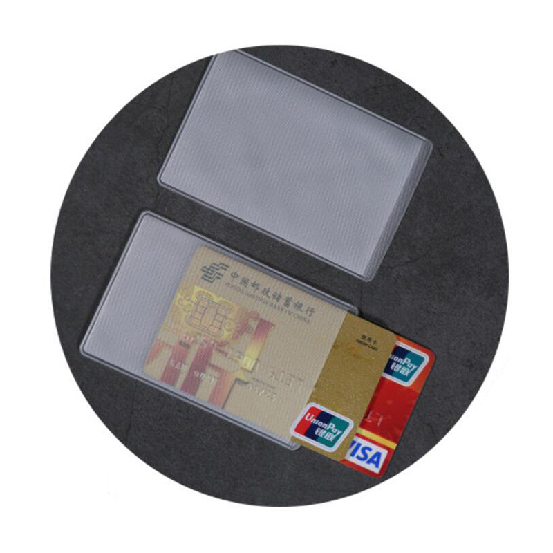 1/5/10 stücke Set Bus Business Case Bank Kredit ID Container Protektoren Karteninhaber PVC Transparent Karte Halter Passport Pass Abdeckung – Detail 13