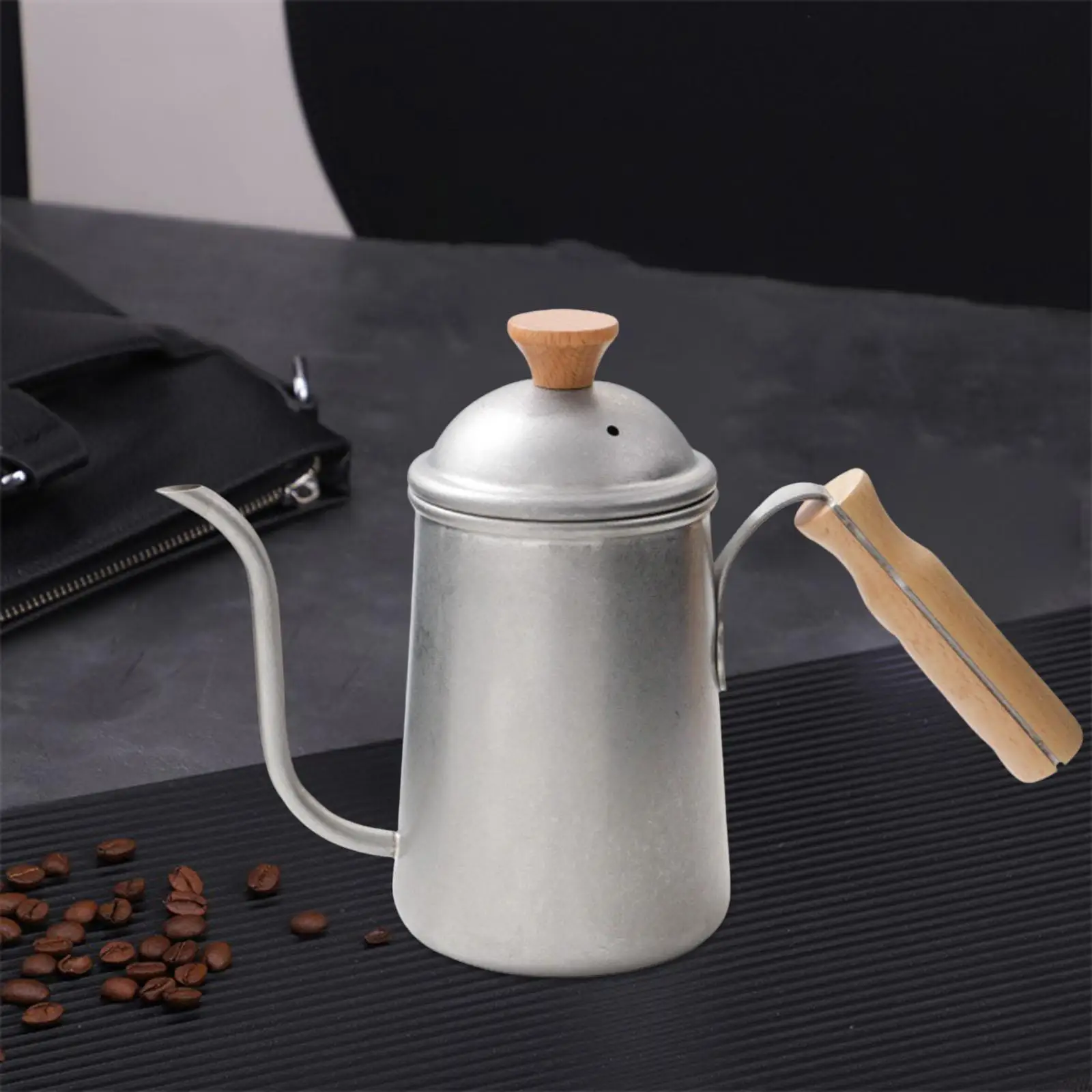 Stainless Steel Gooseneck Kettle Pots Coffee Pot Coffee Pouring Kettle for Office