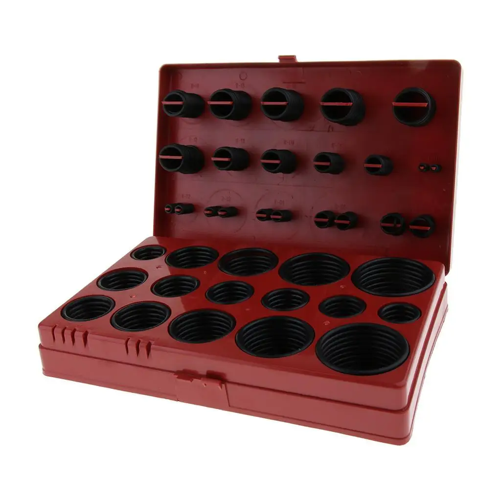 419PCS Universal O-Ring Assortment Set, heat resistant to 120 and of good oil resistance