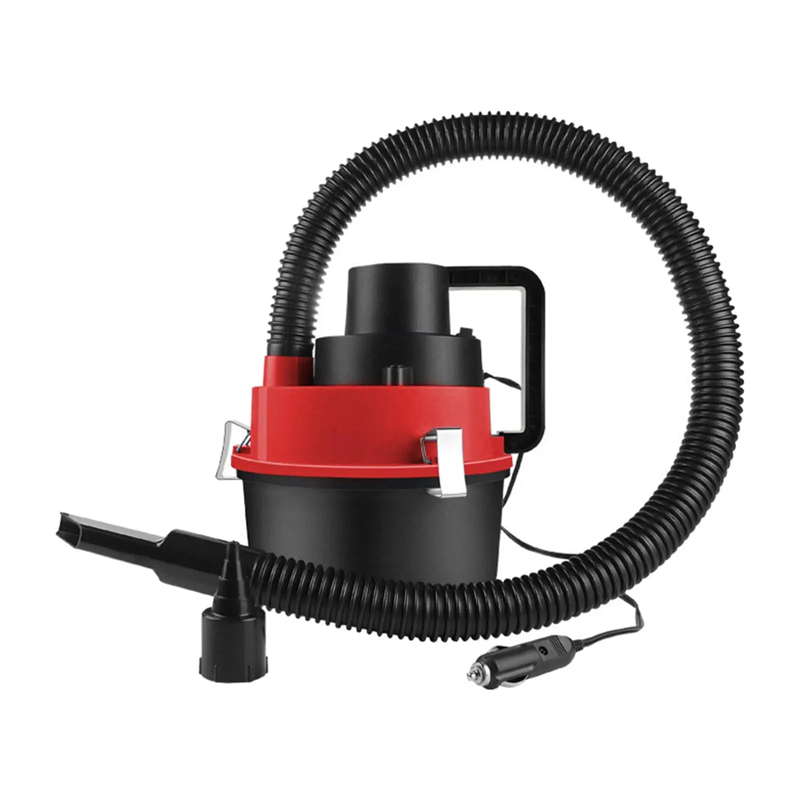 12V Wet/Dry Car Canister Vacuum 4L Capacity Dirt Reservoir Air Compressor