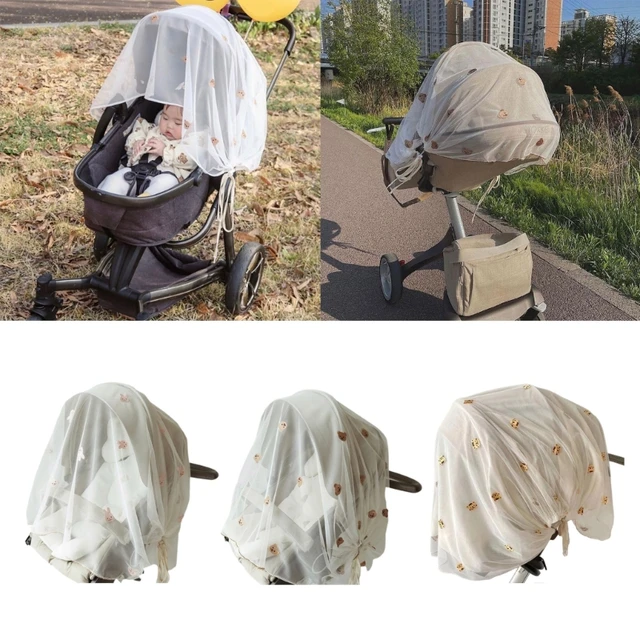 Pushchair Mosquito Mesh Cover Infant Stroller Protective Net Pram