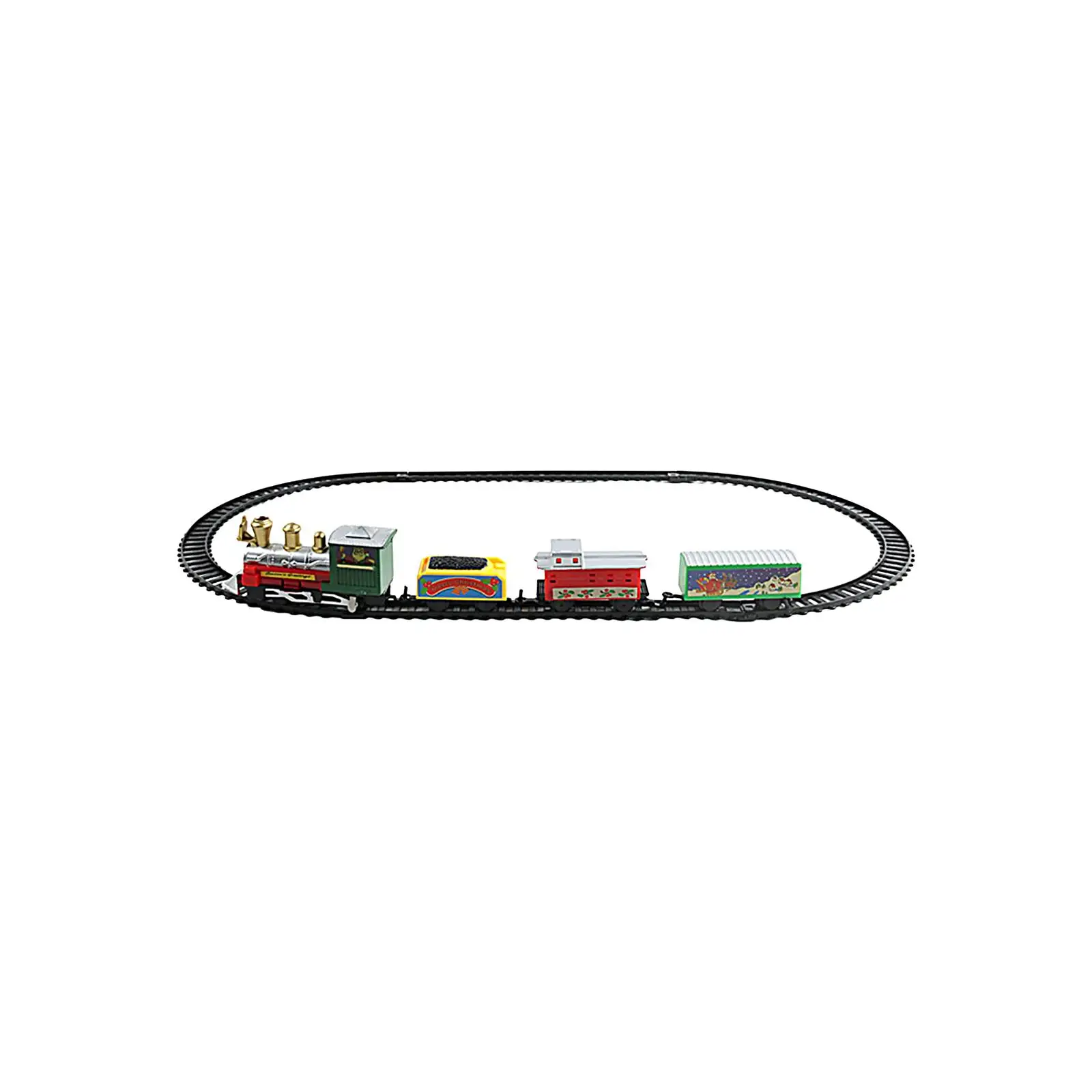 Christmas Electric Train Toy Classical Train Toys Rail Car Small Trains Track for Girls Children Toddlers Age 3~6 Birthday Gifts