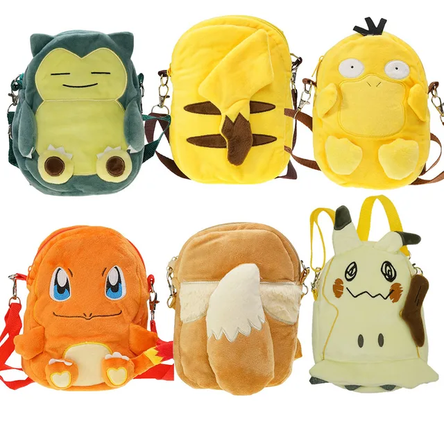 Wholesale Pokemon Plush Toy Bag Plush Pokemon Backpack Pikachu Snorlax  Charmander - China Stuffed Animals Toy and Pokemon Plush Toy Bag price