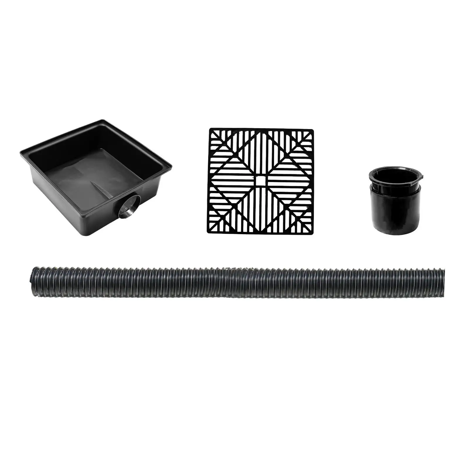 Catch Basin Downspout Extension Kit Rainwater Diverter Flexible Pipe Upgraded