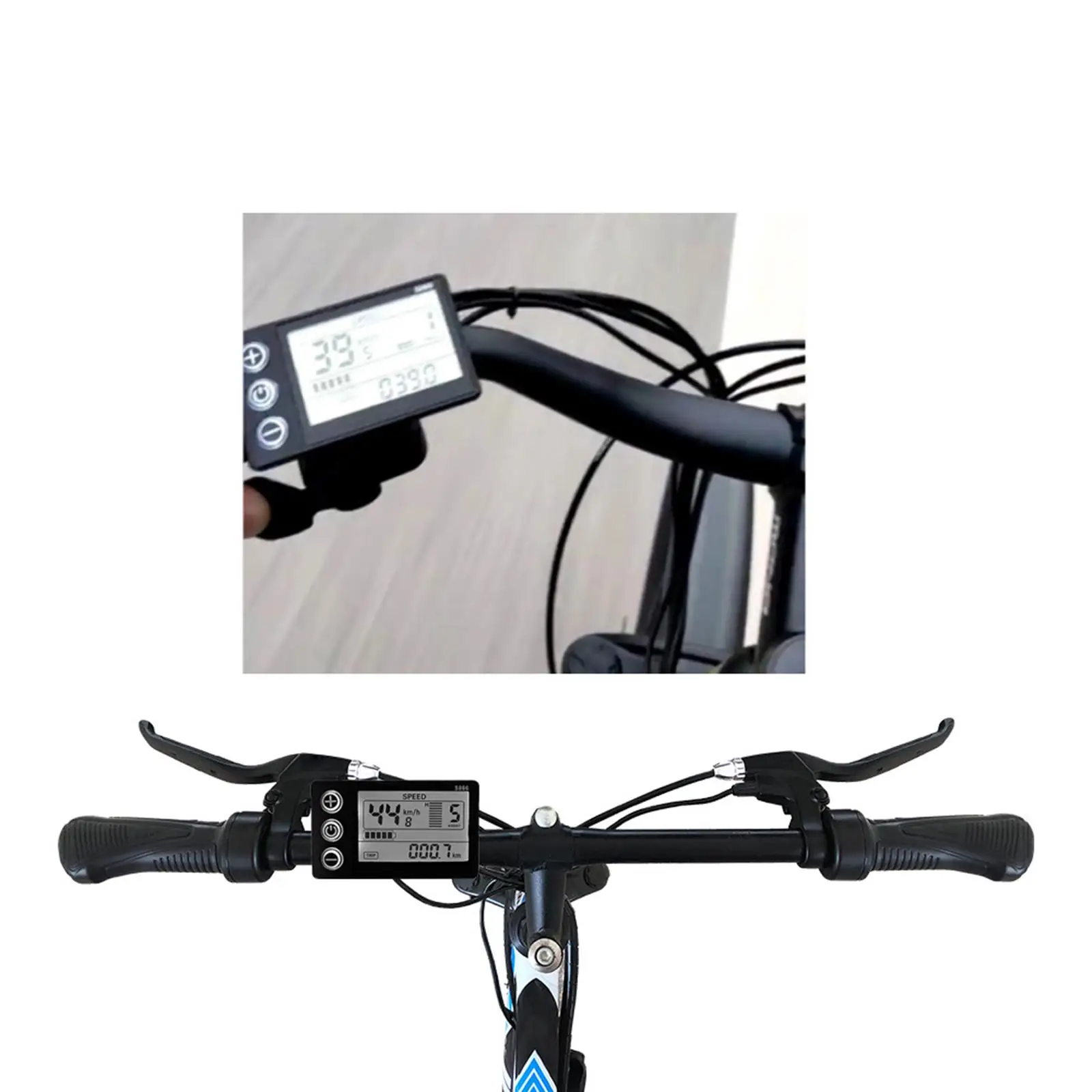 LCD S866 Display Panel Dashboard Useful ABS for Electric Bicycle Scooter Waterproof