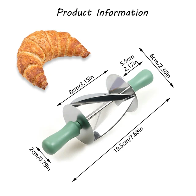 Stainless Steel Professional Croissant Cutter, 20x18cm