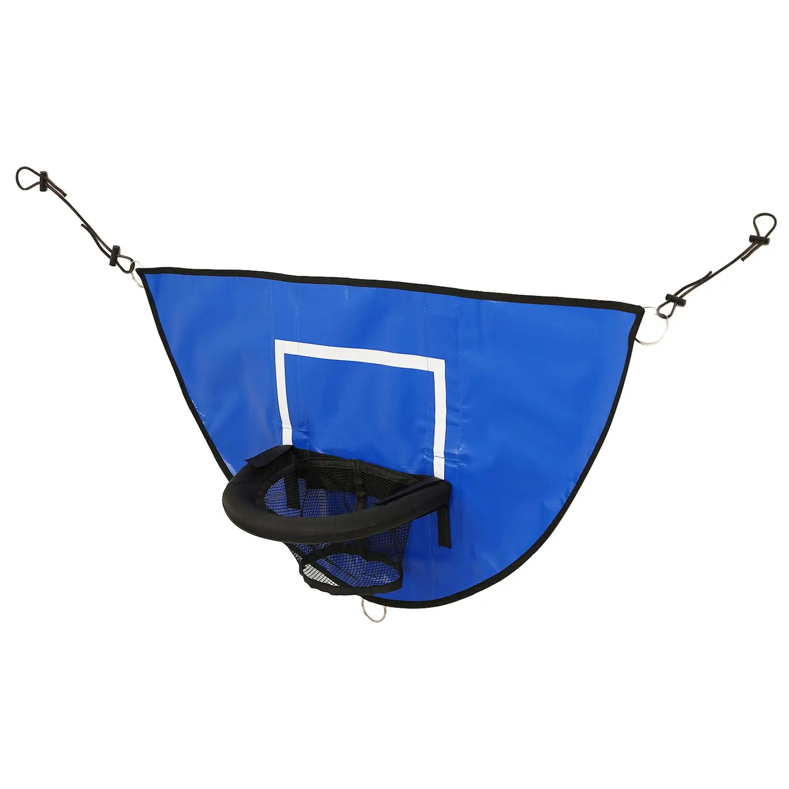 Basketball Hoop Attachment for Trampoline with Net Universal Baseboard for