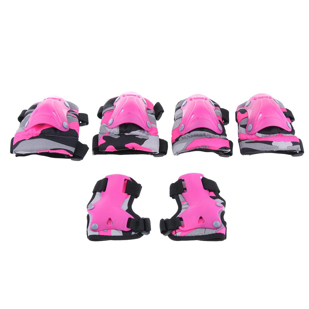 Kids Child Skating Scooter Protective Gear Knee Elbow Hand Pads Set