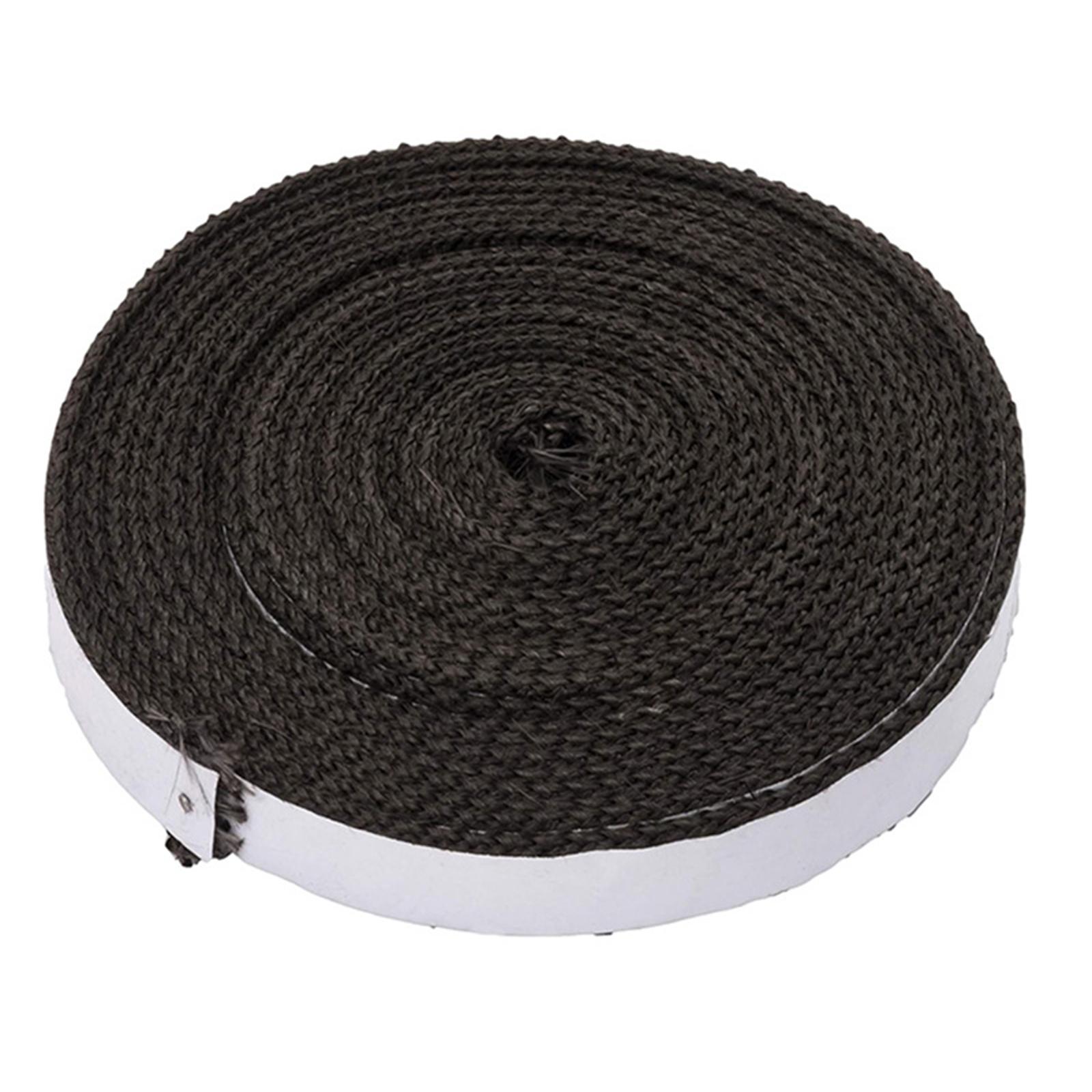 BBQ Gasket Seal Strip Fireproof Barbecue Tape Smoke Keeping Strip Heat Resistant Grill Gasket Accessories Replacement