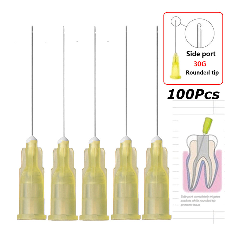 Best of 100pcs Dental Irrigation Needle Sterile Endodontic Irrigation Needle Tips 30GA Plain Ends Notched Endo Needle Tip Syringe Reviews & Tips