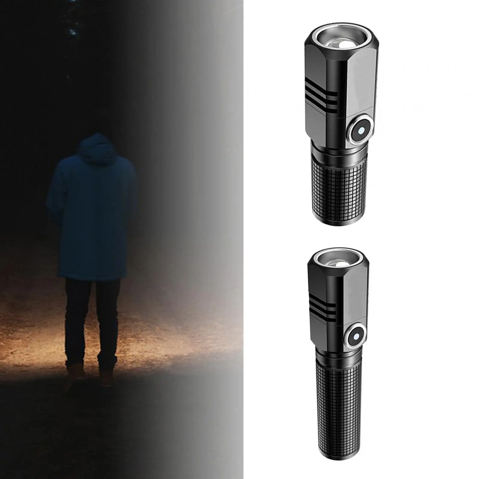 Mini Flashlight LED Flashlight 3 Modes Torch Compact Waterproof Handheld Torch Light for Climbing Travel Hiking Working Camping