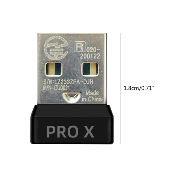 Récepteur souris dongle USB + adaptateur de port d'extension pour Logitech  G PRO