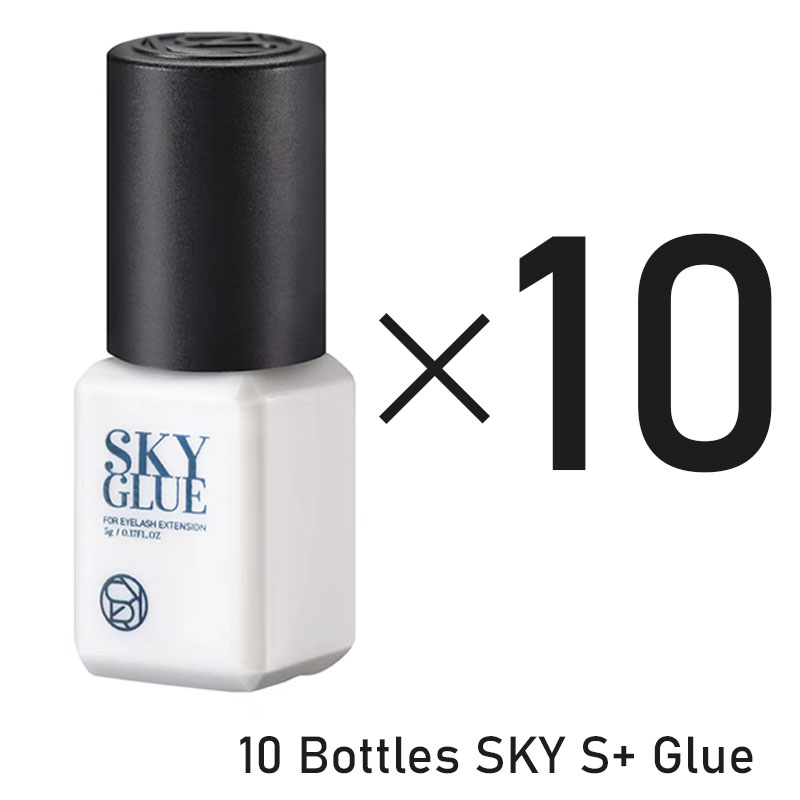 Best of 10 Bottles SKY Glue Fake Eyelash Extension Supplies Korea 5ml Black Beauty Health Lava Lash Makeup Tools Adhesive Fast Dry Reviews & Tips