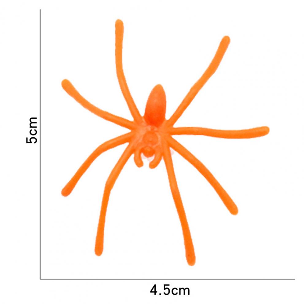 Креативный поддельный крошечный паук на Хэллоуин, многоразовые декоративные  экологически чистые поддельные длинные зубы паука