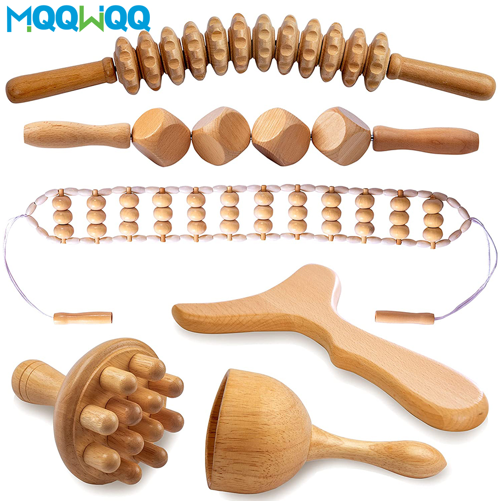 Best of Wooden Therapy Massager Lymphatic Drainage Anti Cellulite Maderoterapia Kit - Body Contouring, Belly Waist Muscle Massage Relax Reviews & Tips