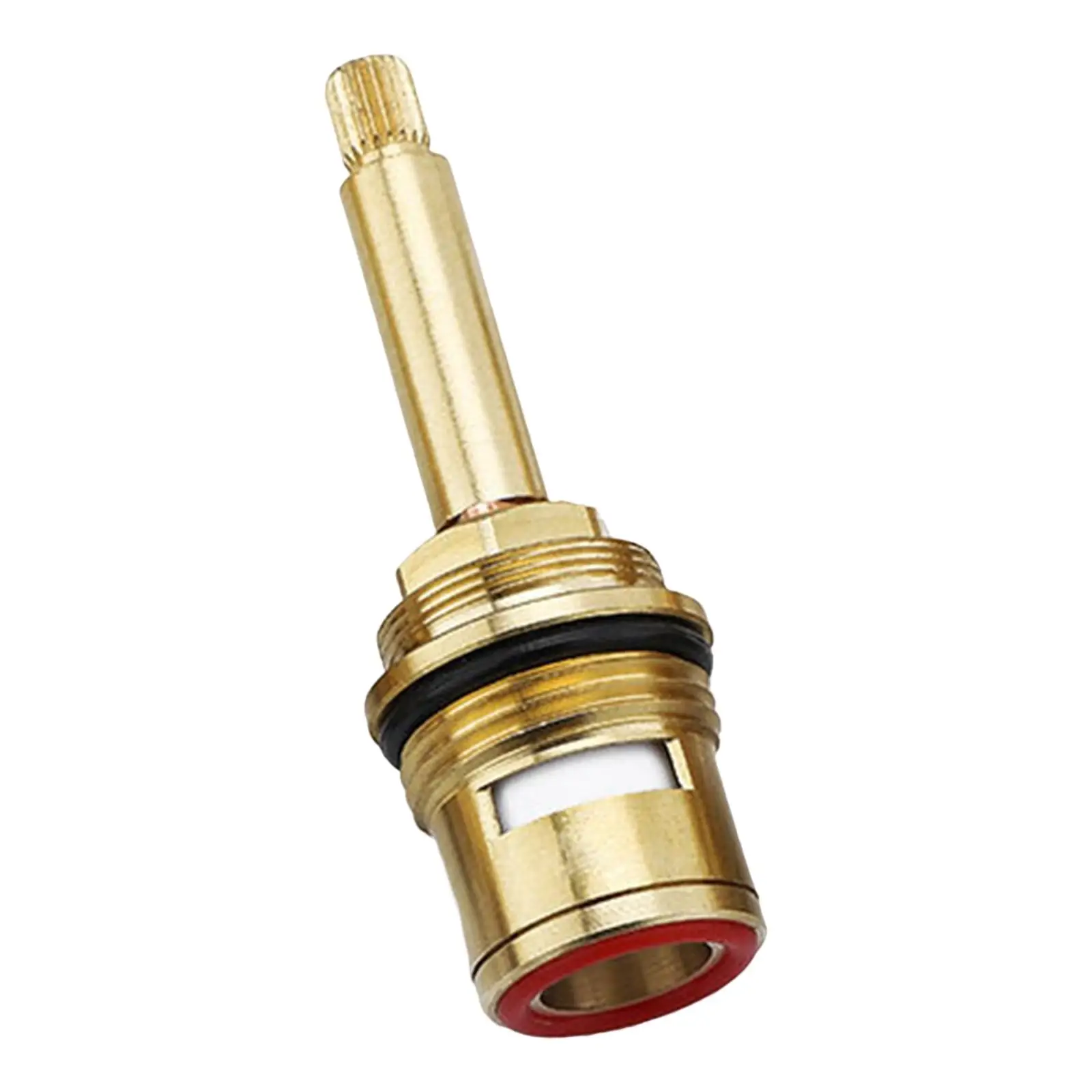 Brass ceramic stem disc cartridges for faucet valves, operating temperature: