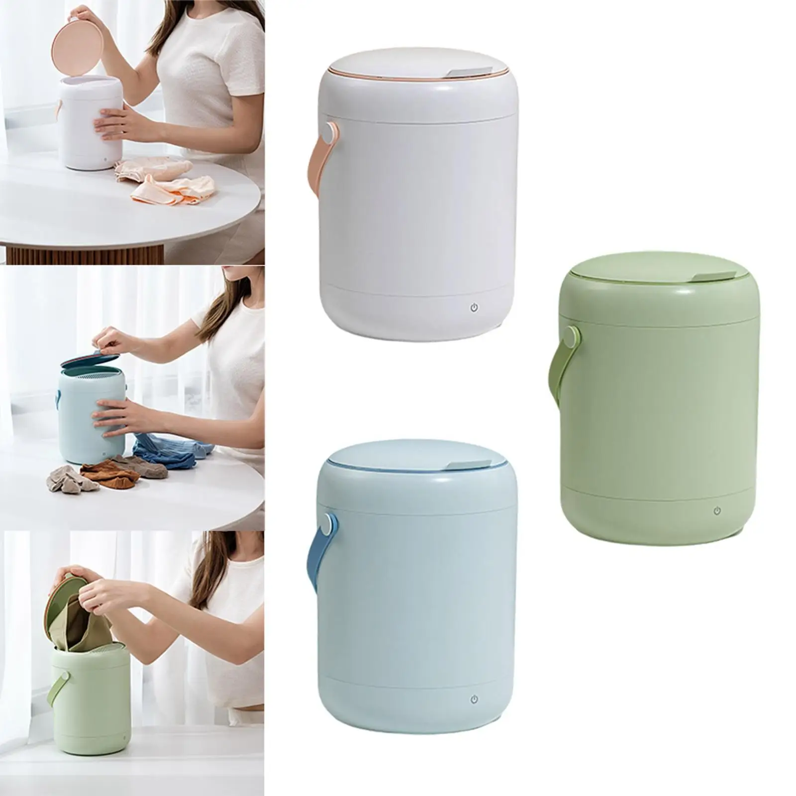 Portable Mini Washing Machine Energy & Water Saving Electric Laundry Tub for Apartment Dorm Home Use Travelling Business Trip