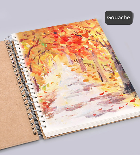 Sketchbook Fabriano Drawing.160 g/m²,acid free,Copertina Nera rigida con  spirale,Ideale per matita, pastello, penna,gouache - AliExpress