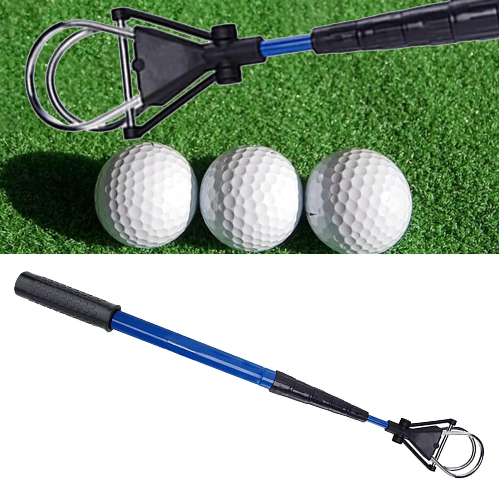 Long Golf Ball Retriever Automatic Locking Locking for Water Sports