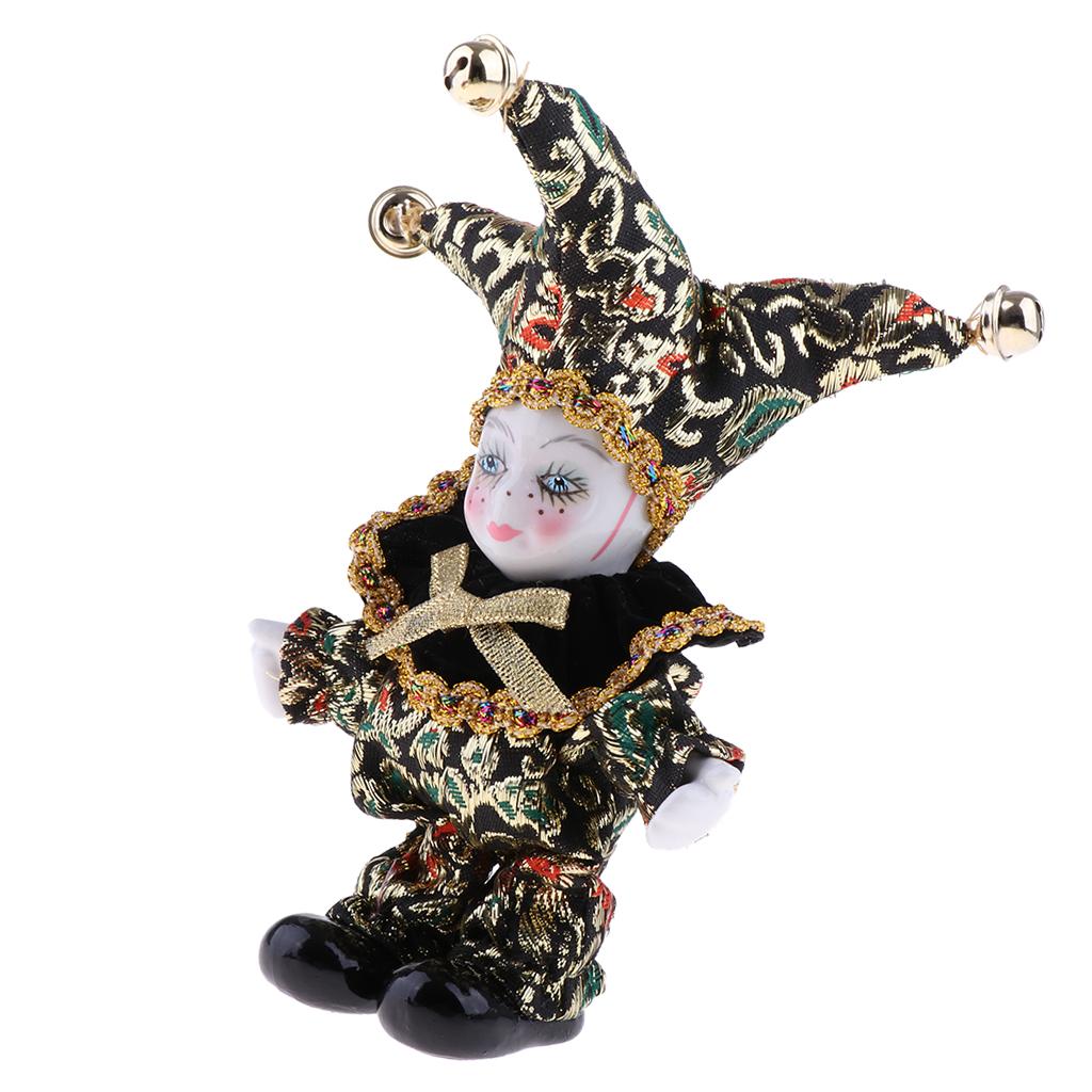 5inch 16cm Lovely Triangel Doll Italian Eros Love Tokens Dolls For Valentine Birthday Gifts Home Decoration (Black)