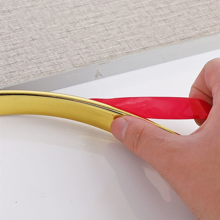 2023 New U-shaped Edge Banding Cabinet Desktop Edge Banding Decorative Strip PVC Wood Furniture Protector Cover Home Decoration