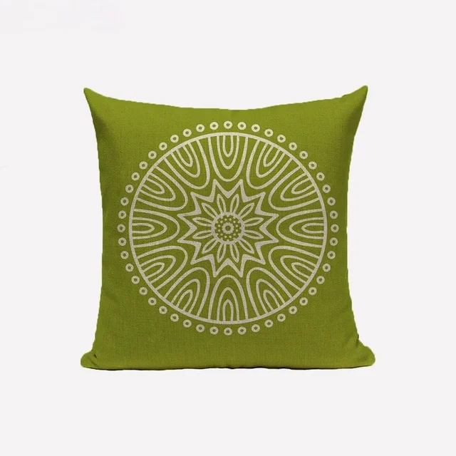 Pillow Case Mandala Pillowcase Boho Retro Designer Decorative 45