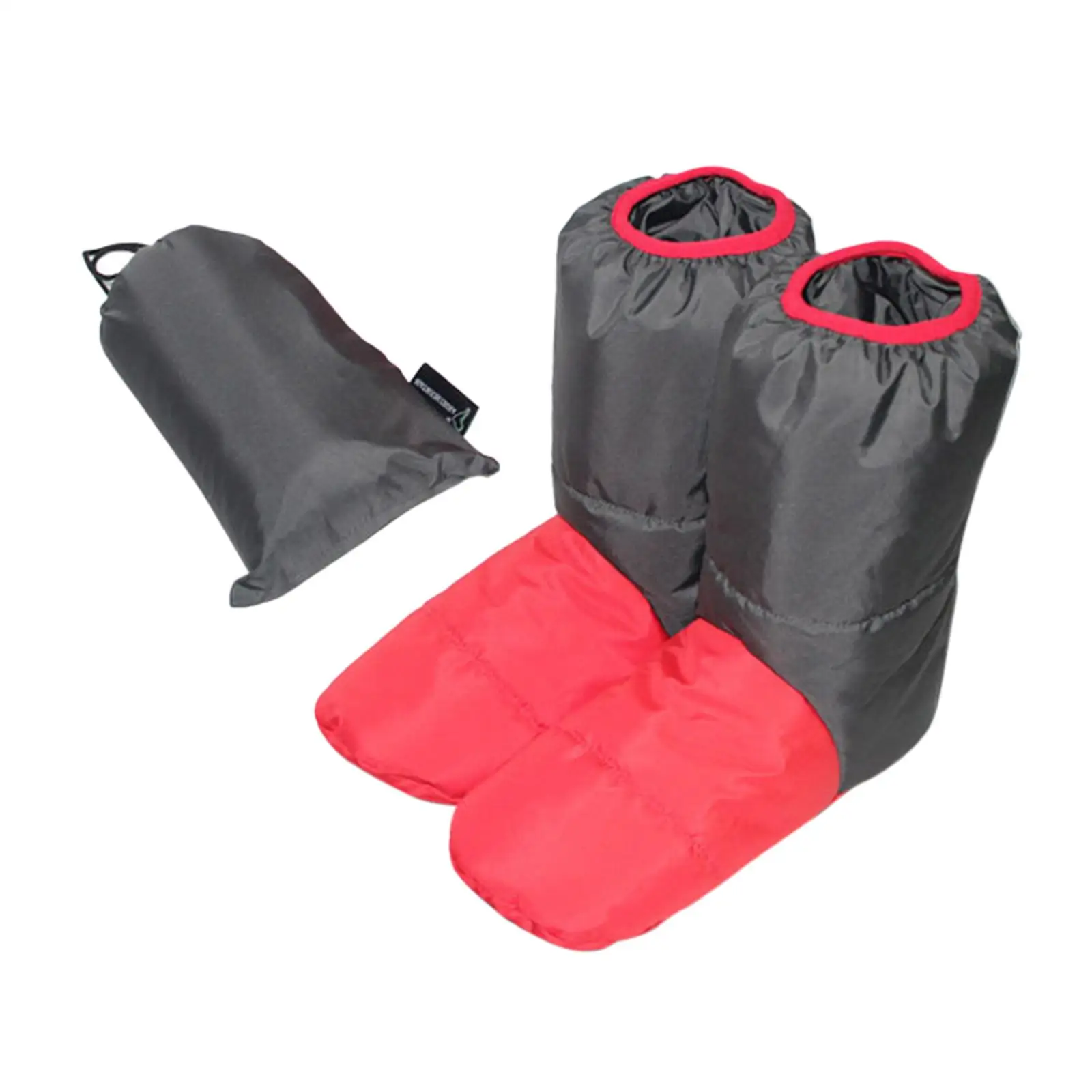 Down Booties Foot Warmer Cover Sleeping Slippers for Camping Sleeping Bag Accessories Men Women Unisex Indoor