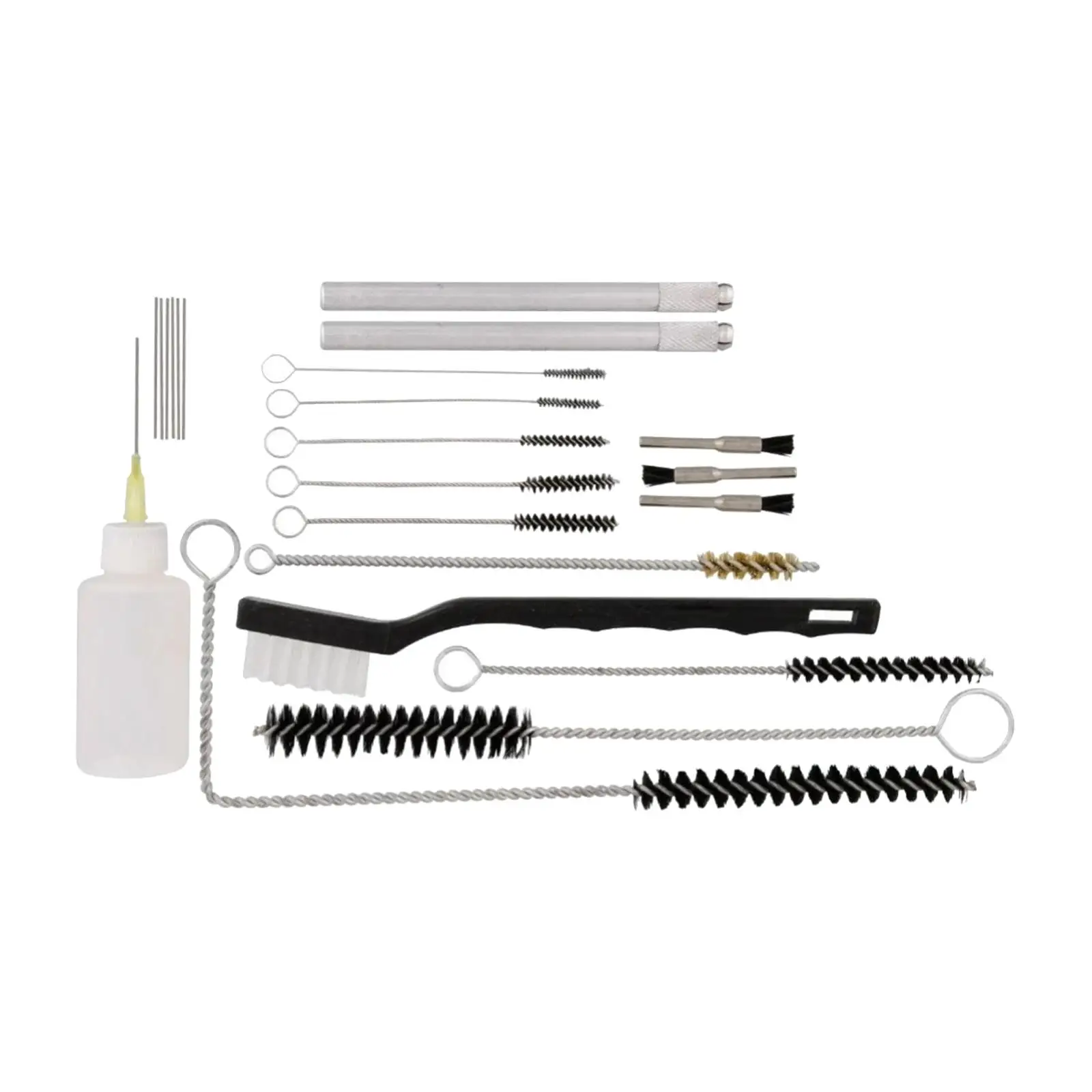 Airbrush Spray Cleaning Repair Tool & Brush Set for Cleaning Thin Tubes