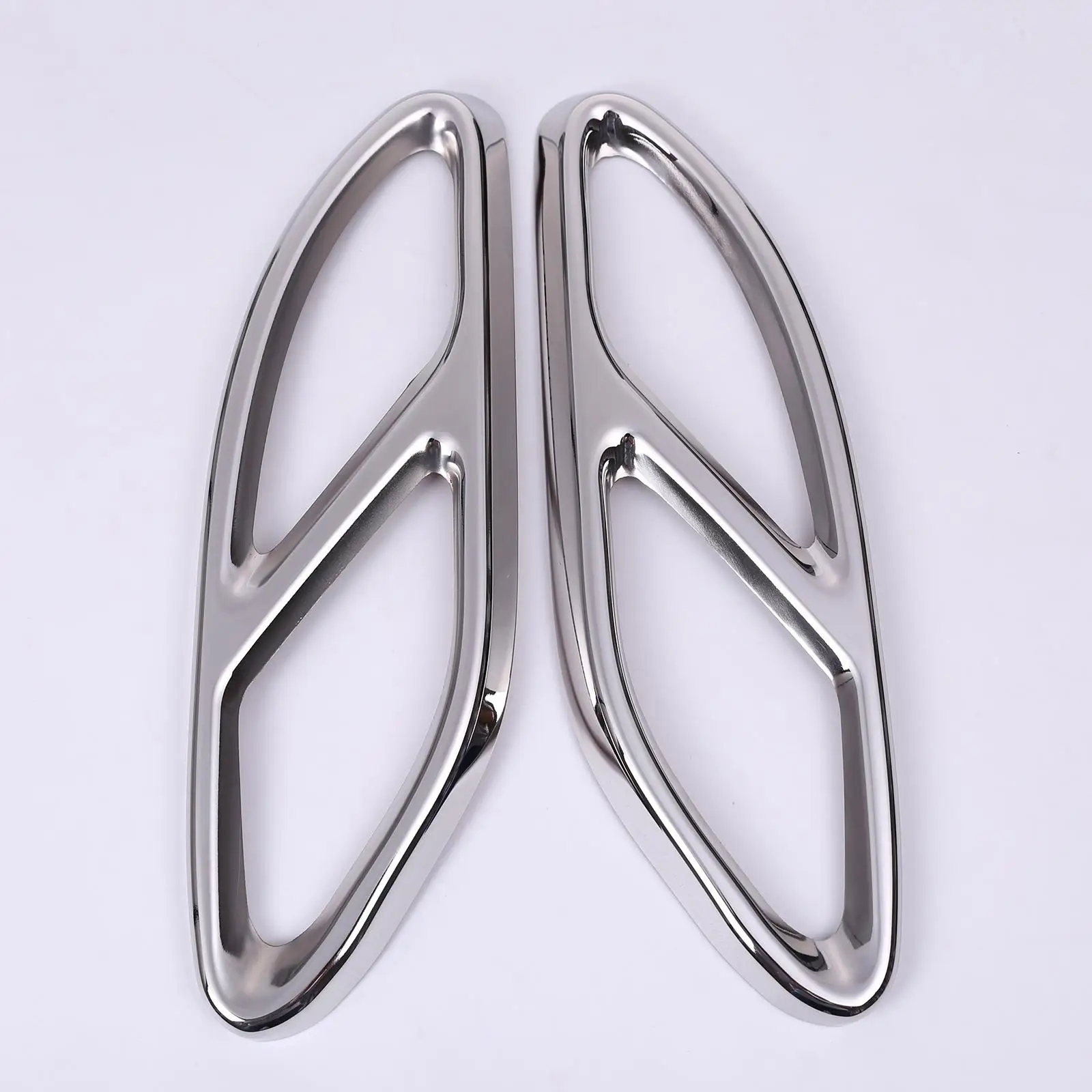 2pcs Exhaust Pipe Cover Stainless Accs Fit for A Class W176
