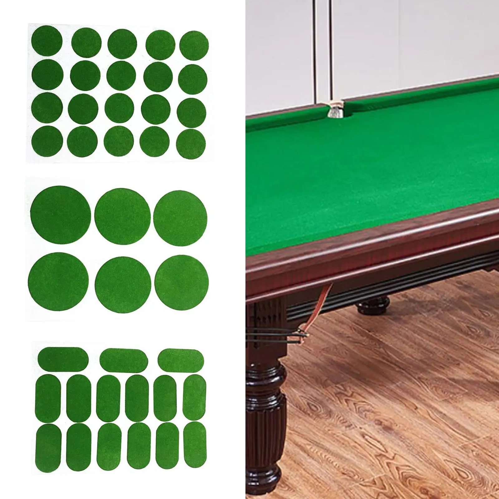 Billiard Pool Table Cloth Plasters Protecting Stickers Protector Green Spots