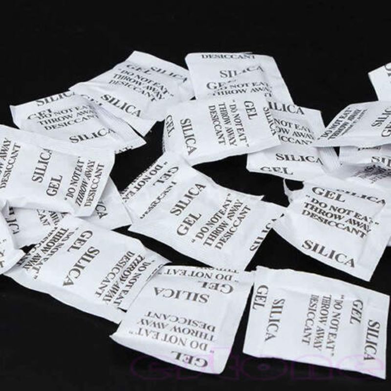 Description Picture 5 of itemSilica Gel Pouches, Moisture Proof Sachets, Desiccant, 100 Packets Lot
