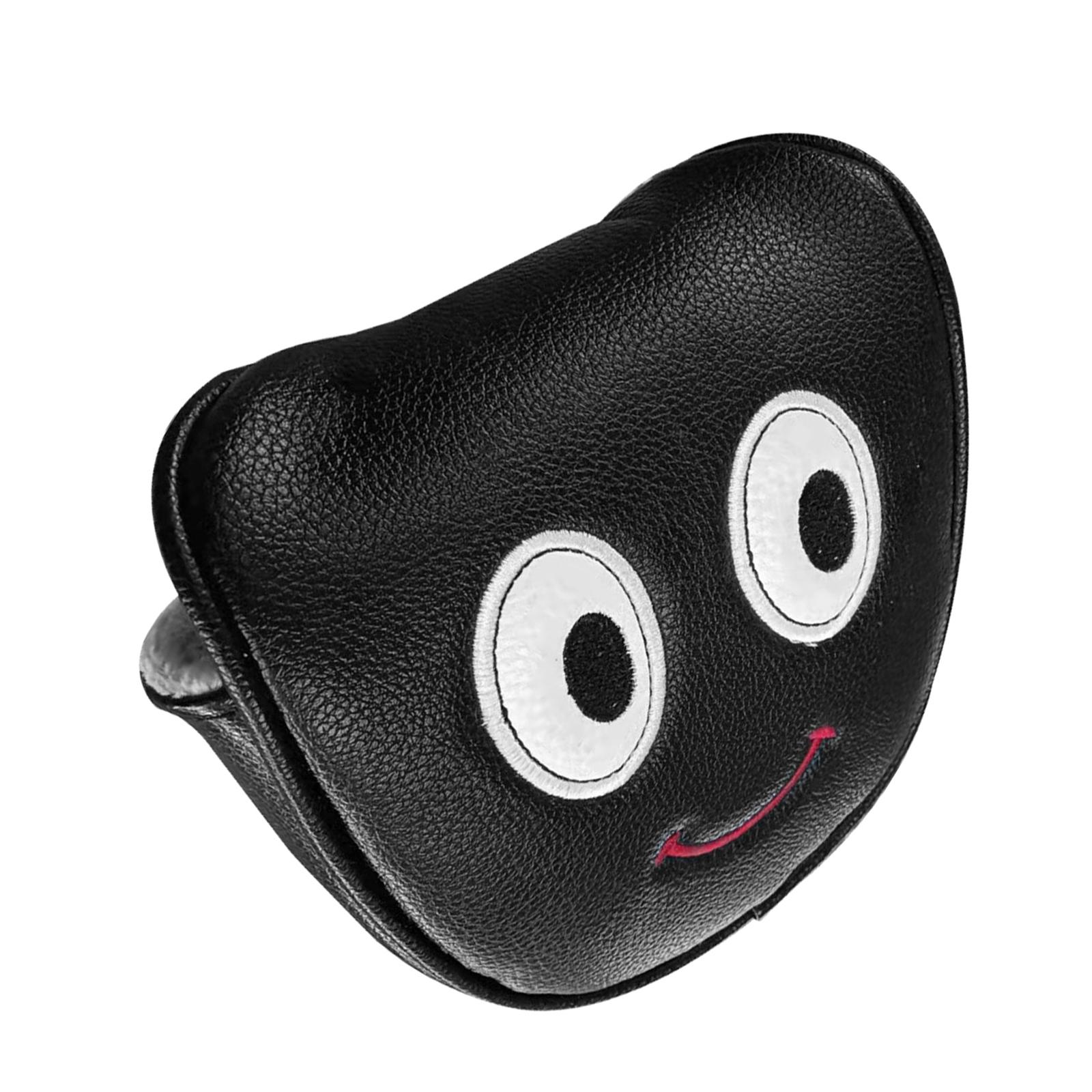 Golf Mallet Putter Headcover with Magnet Closure Accessories Guard Fits All Brands Shafted PU Gear for Golfer Player Women Tour