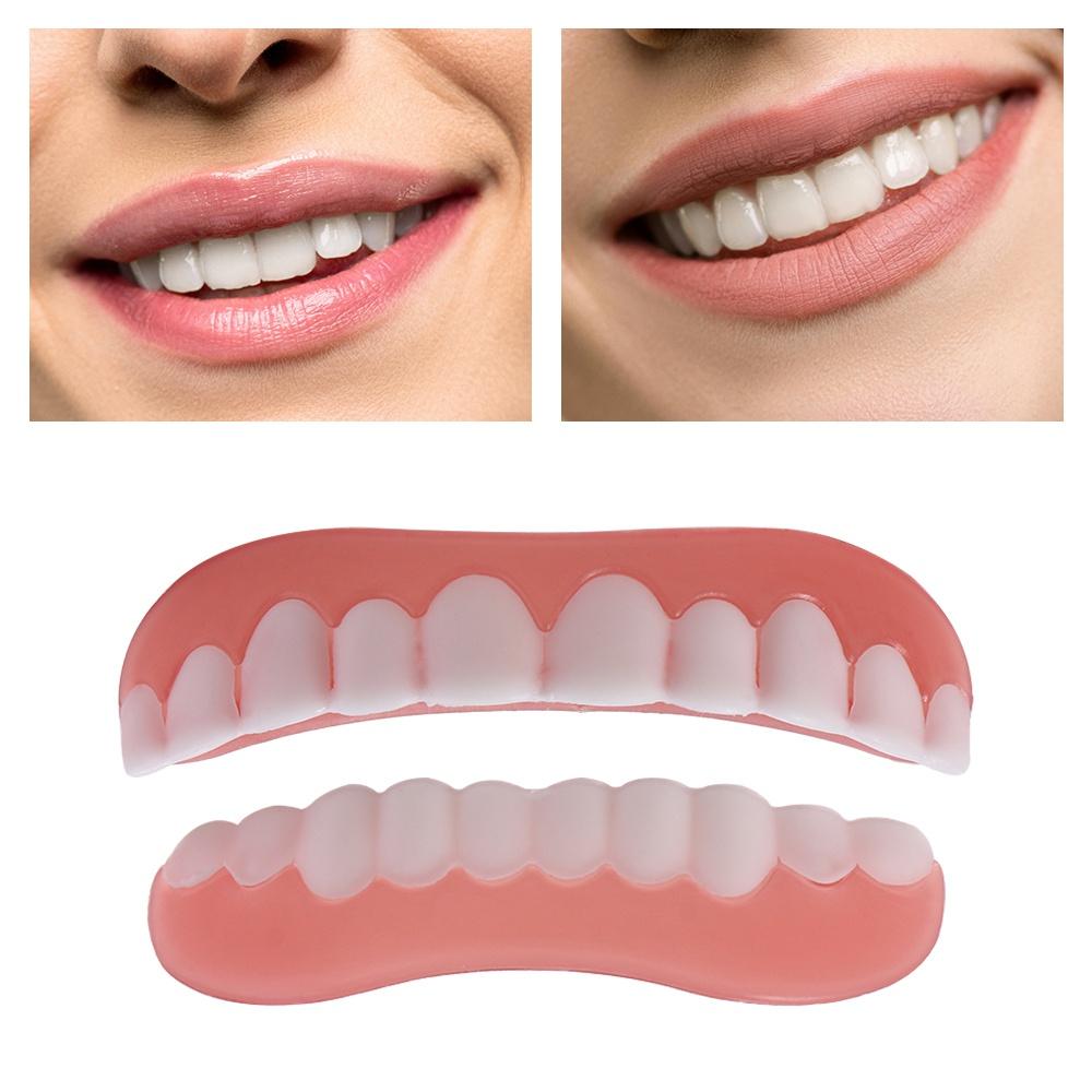 Best of False Teeth Silicone Upper Lower Veneers Teeth Braces Dentures Paste Dentures Temporary Fake Tooth Fake Teeth Whitening Tool Reviews & Tips