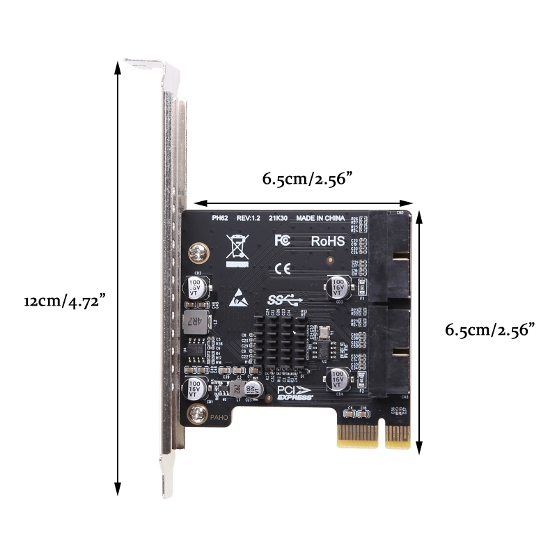 Meilleur prix Blanc DDyna Adaptateur de Carte d'extension Pci Express 4