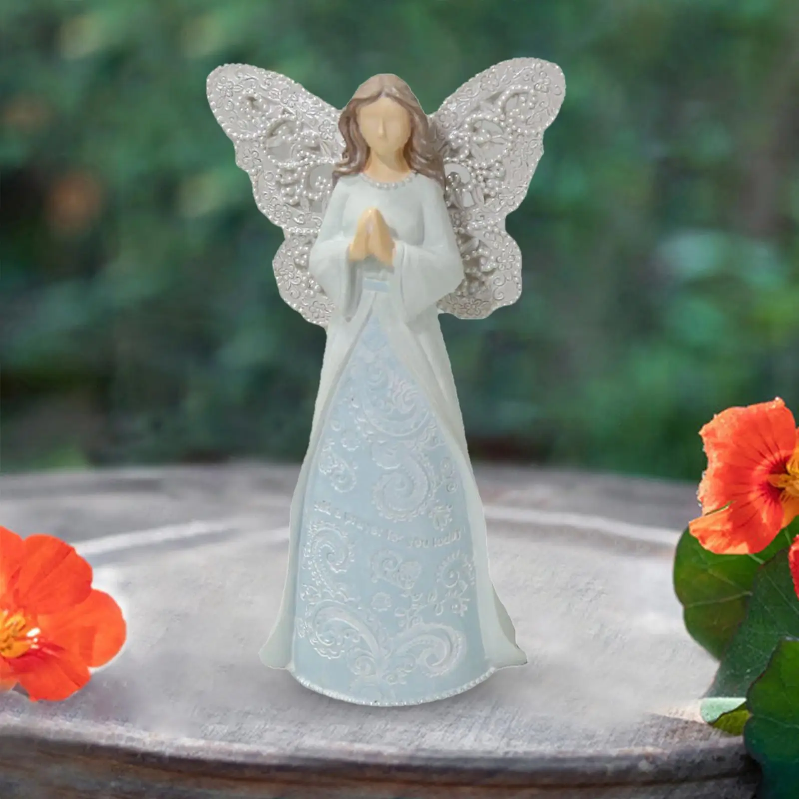 Resin Figurines Sculpture Table Centerpieces Ornament Birthday Gift Wing