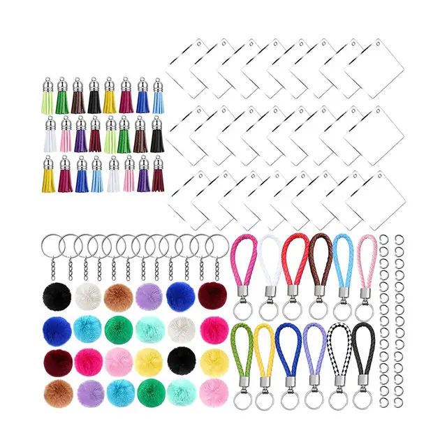 72Pcs DIY Keychain Making Kit Forkids Father's Day Classroom Crafts, For  Classroom Paint Art - AliExpress