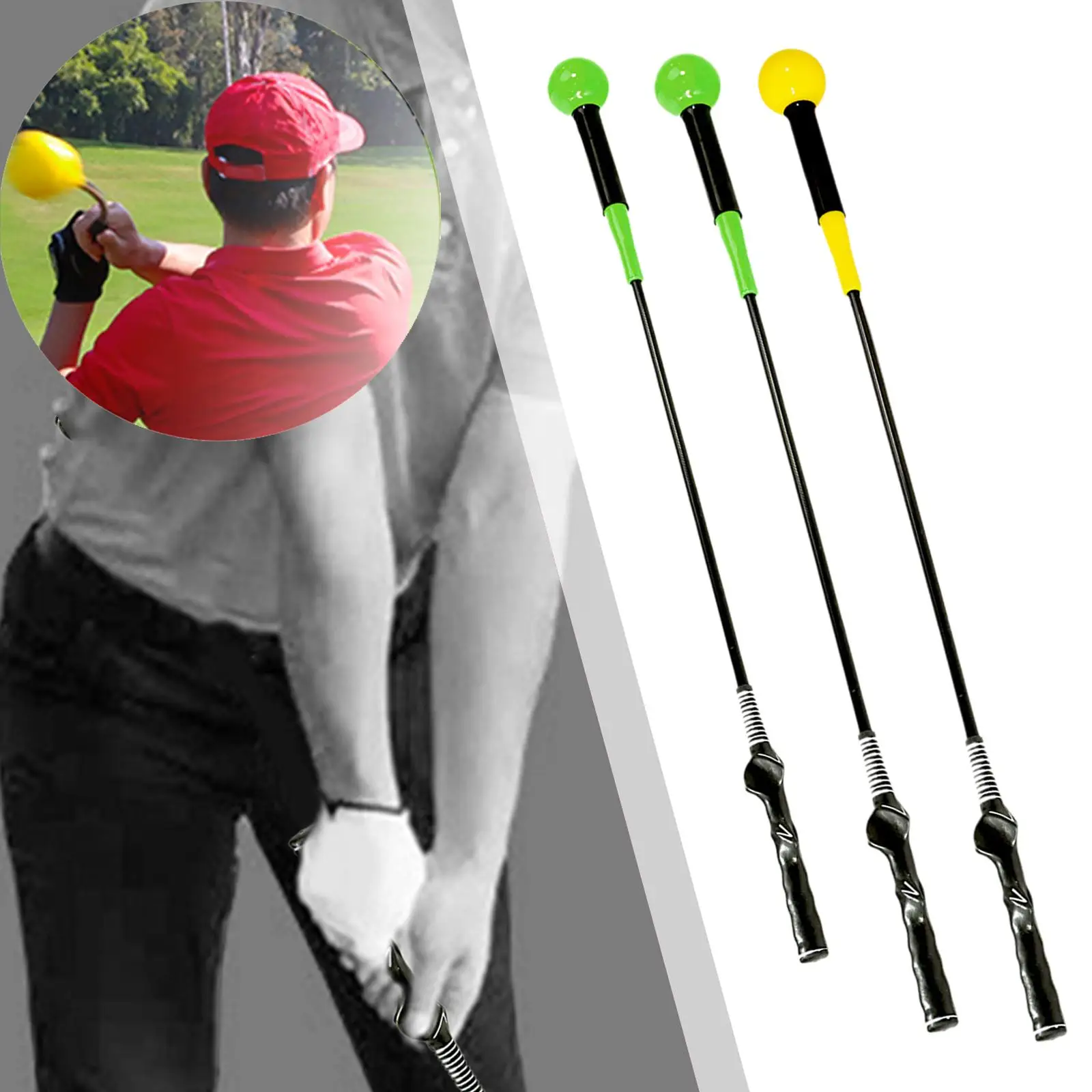 Golf Swing Trainer Golf Gifts for Men Women Golf Warm up for Chipping Tempo Balance Indoor Outdoor Practice Training