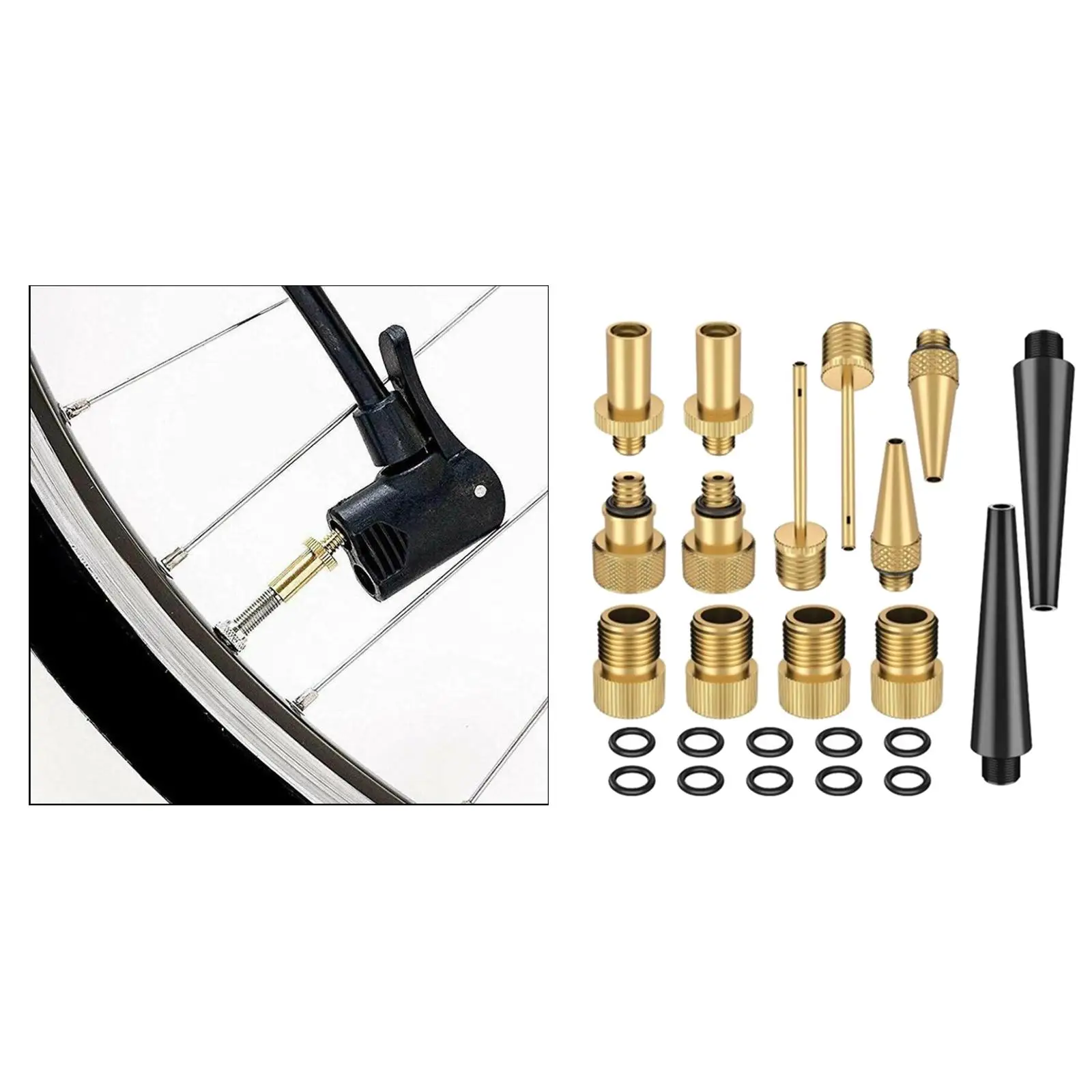 Copper  Adapter,  Presta, /Woods Tyre Adaptor,  Tire Pump Adapter   Pump Nozzle