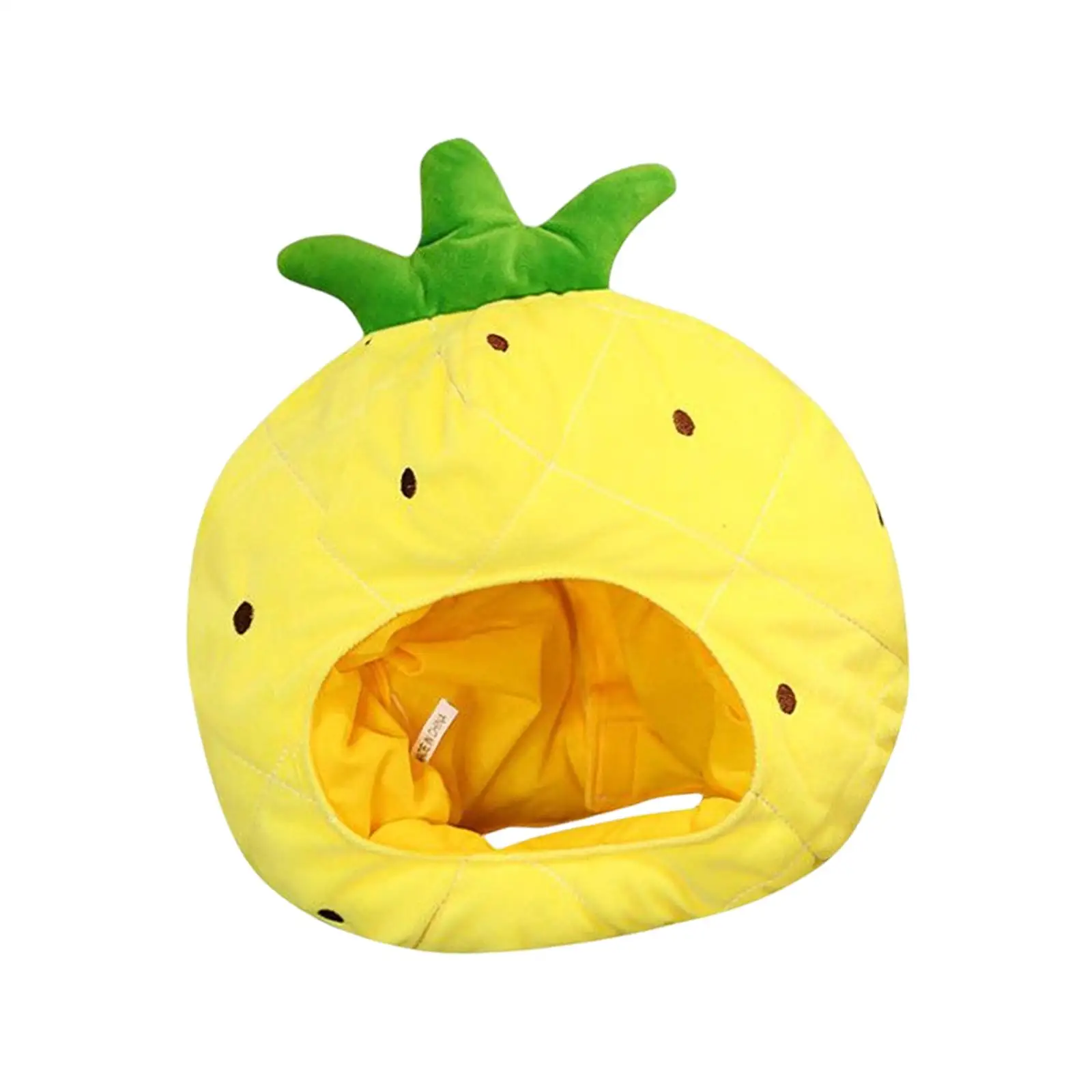 Pineapple Hats Headwear Plush Decorations Comfortable Warm Accessory Novelty Fruit Hat Costume Hat for Party Girl