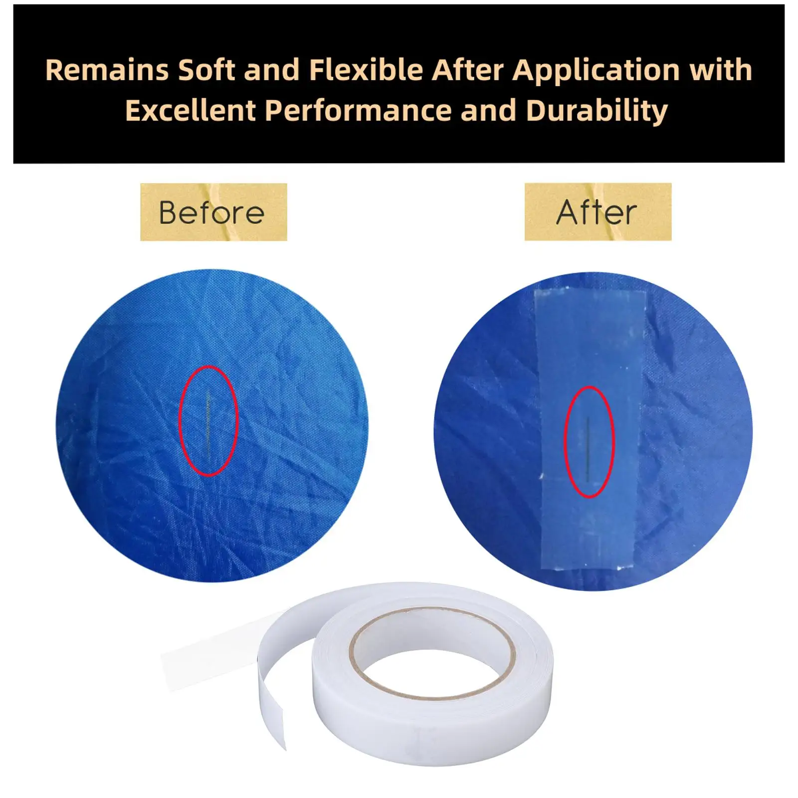 Swimming Rings Repair Tape Durable Camping Tent Awning Self Adhesive Pool Patch