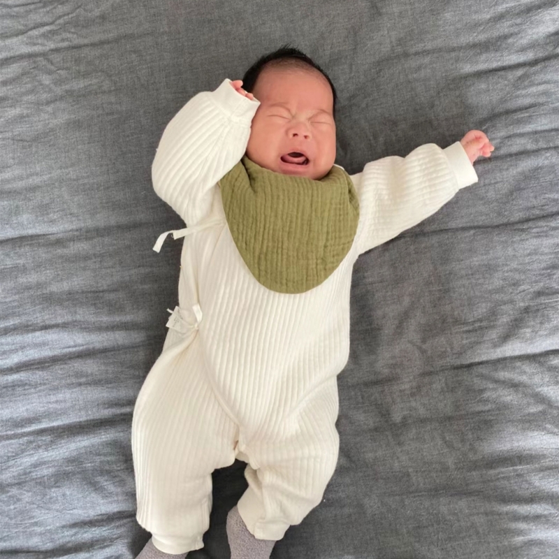 3-teilige, niedliche und funktionale Spucklätzchen für Babys, leicht zu reinigende Lösung zum Sabbern, wasserdichte halten Ihr – Detail 6