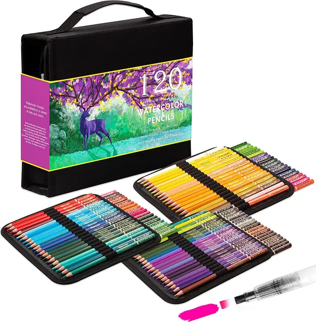 180 Colored Pencils, Shuttle Art Soft Core Coloring Pencils Set