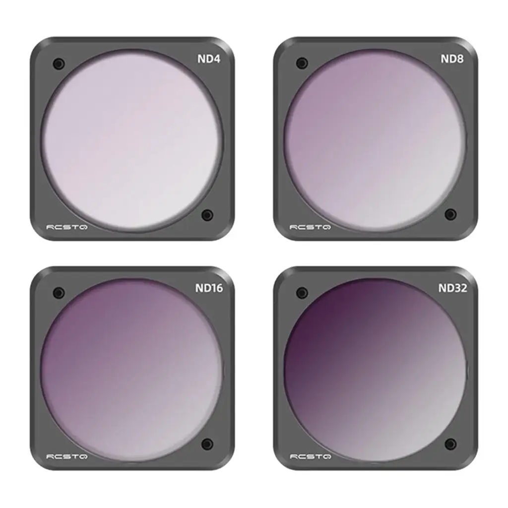 4Pcs Drone Camera Lens Filter High Transmittance UV Filters for DJI Action 2 Accessories