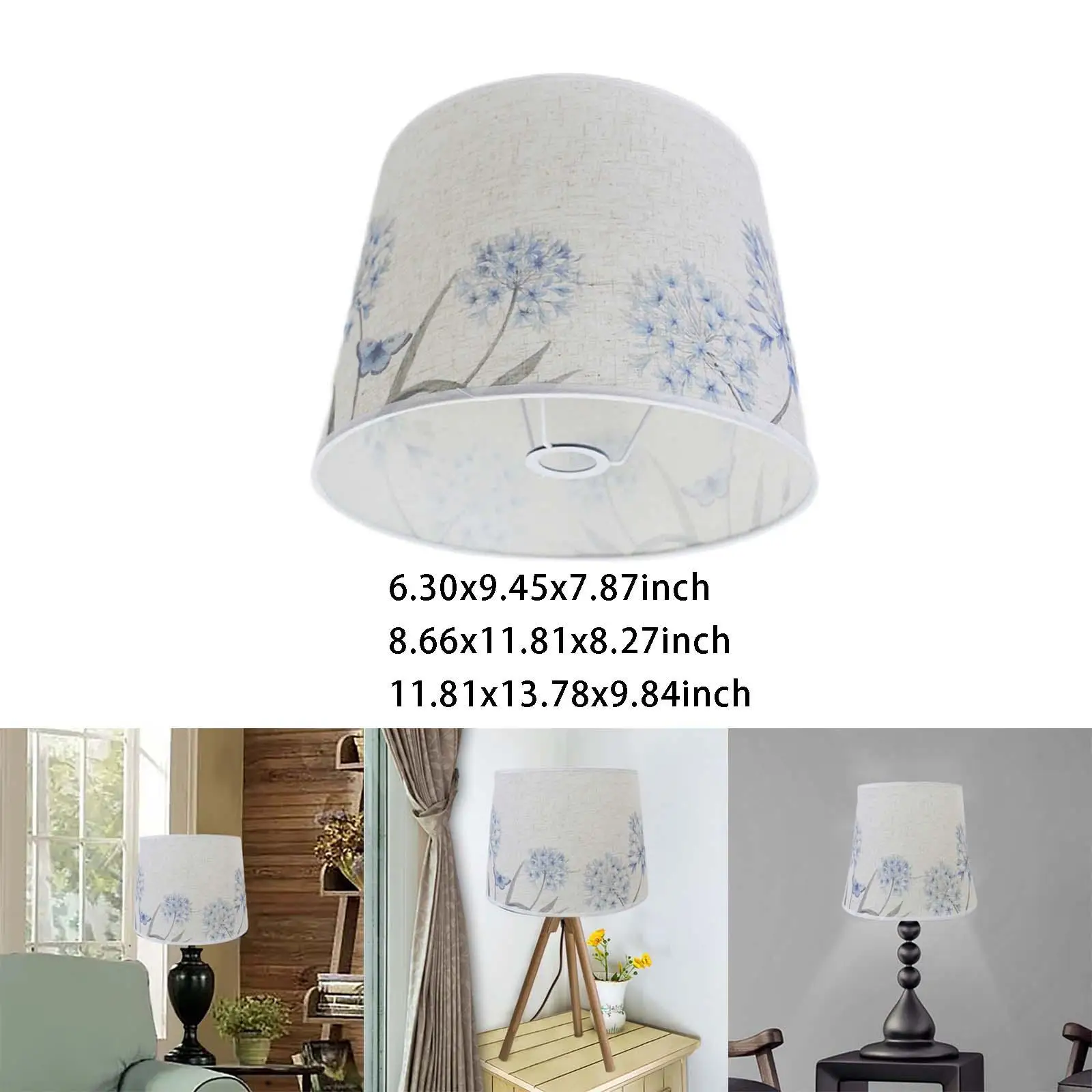 Simple Lamp Linen E27 Light Fixtures  Table Lamp  Decoration