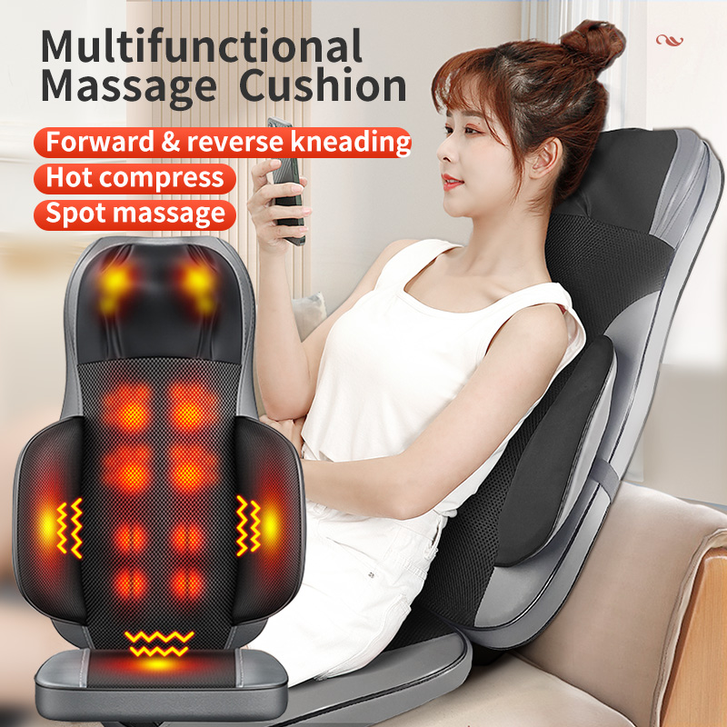 Best of Heated Massage Pad For Bed Neck Shoulder Full Body Cushion Waist And Back Massager Multifunctional Kneading Massage Cushions Reviews & Tips