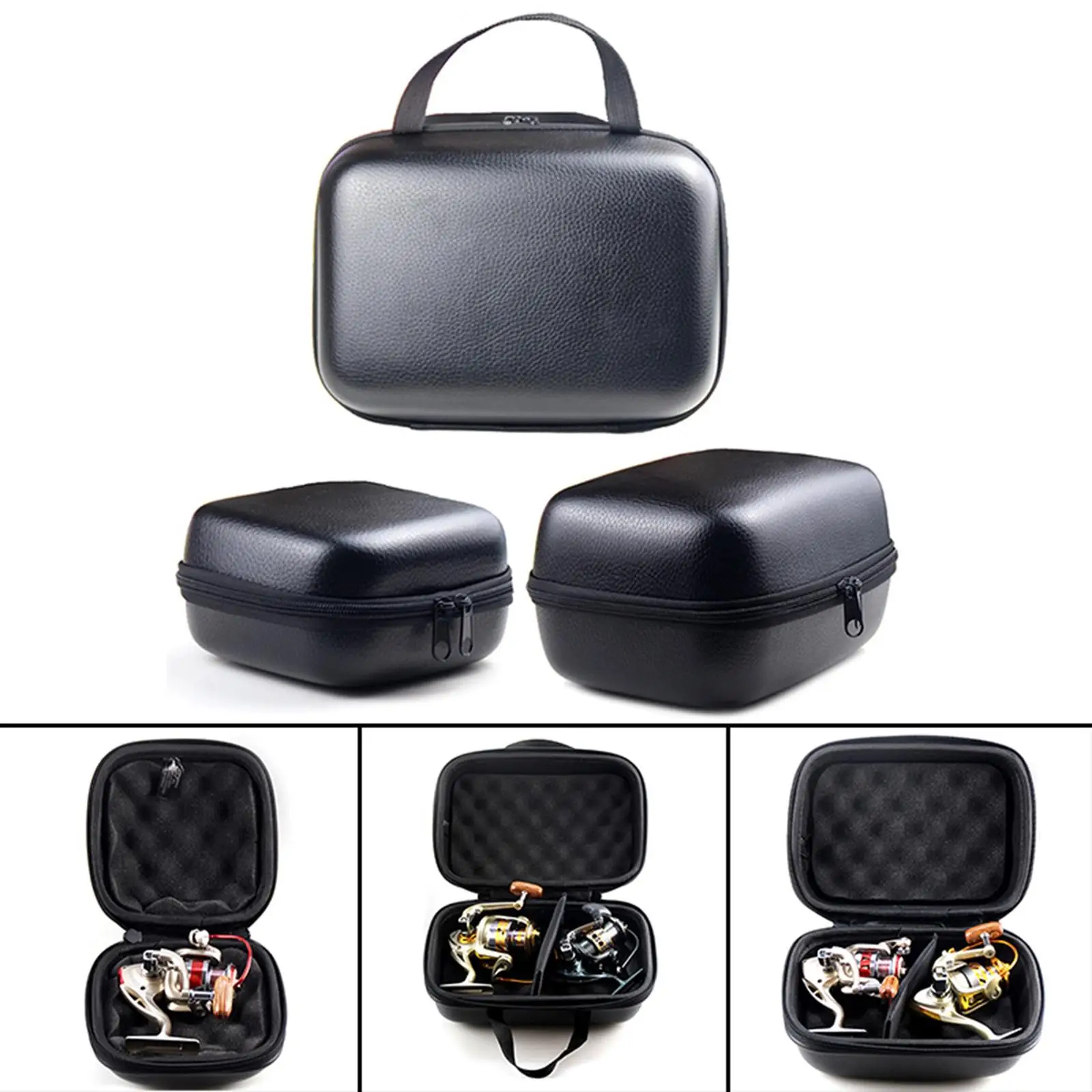 Portable Fishing Reel Case Water Resistant Storage Case Hard Protective Cover