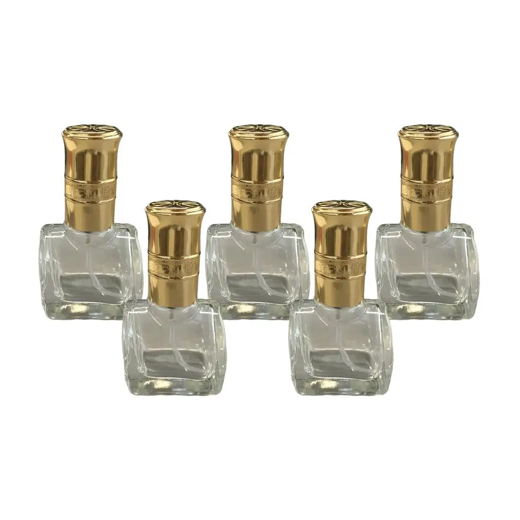 5 Pack Refillable Empty Bottle for Essential Oil Perfume 10ml