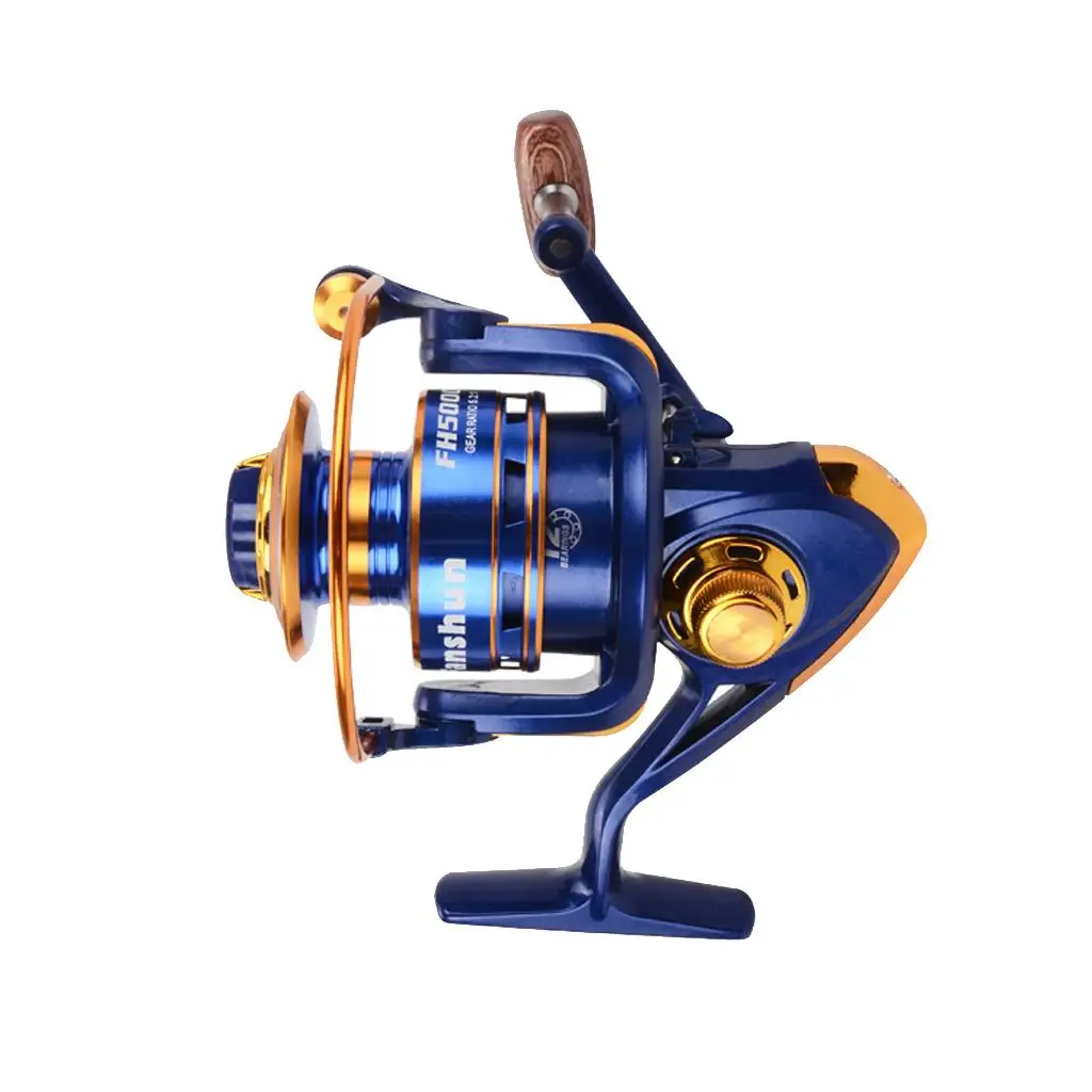 12+1 BB Spinning Fishing Reel Left Right Interchangeable Collapsible Rocker Arm FH2000-FH7000