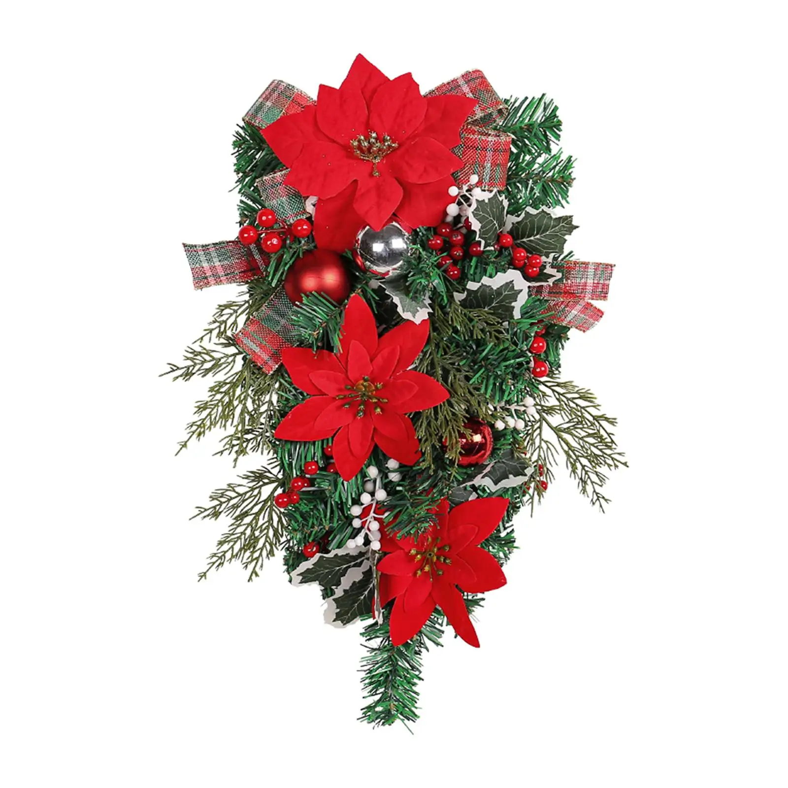 Christmas Swag 2023 Home Decor for Front Door Decorating Outdoor