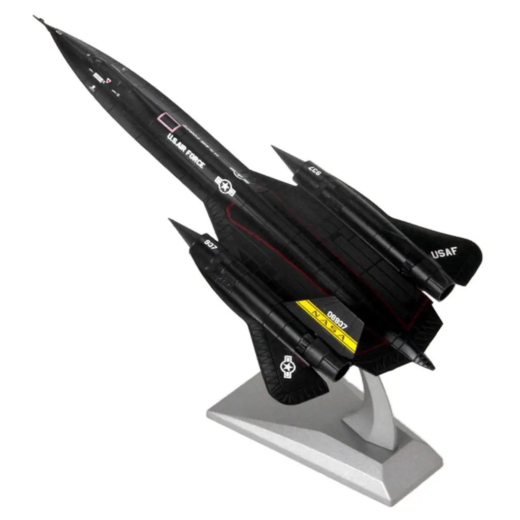 1/144 Alloy SR-71A Blackbird Reconnaissance Plane Jet Model W/ Display Stand